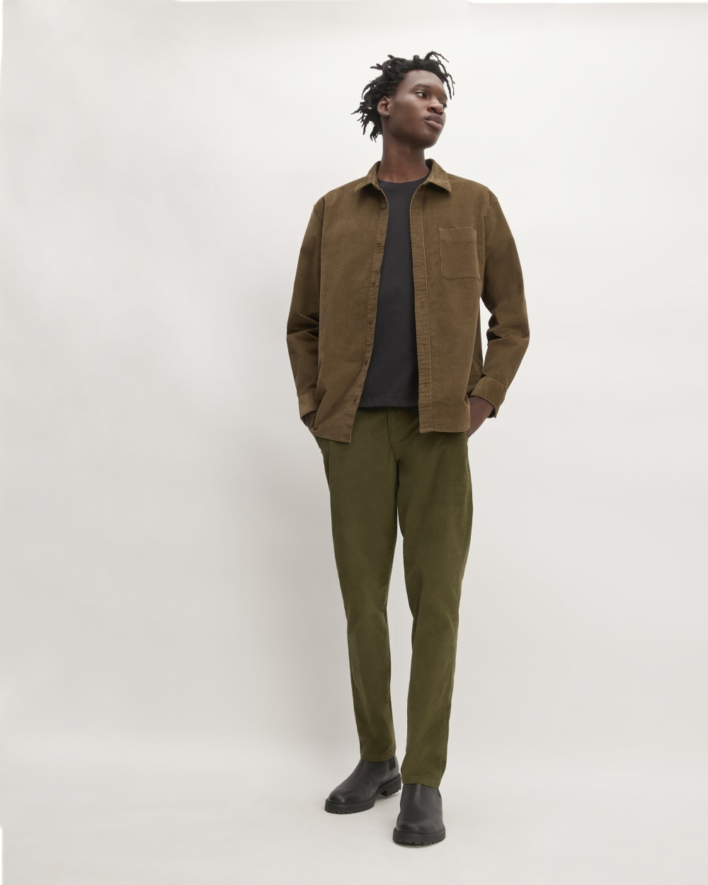 The Straight Fit Corduroy Pant | Beech