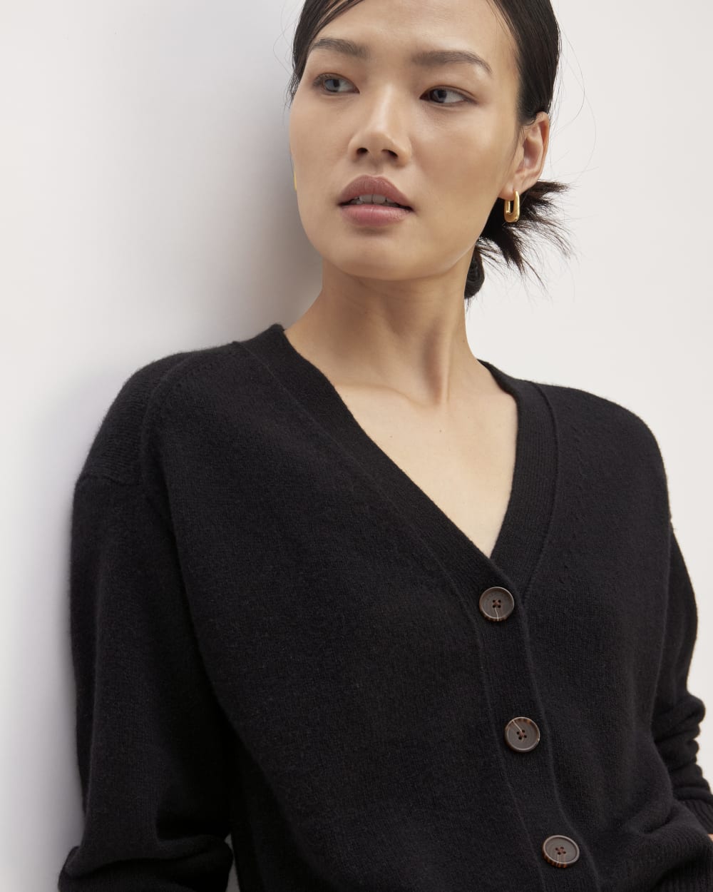 The Cashmere Cardigan | Black