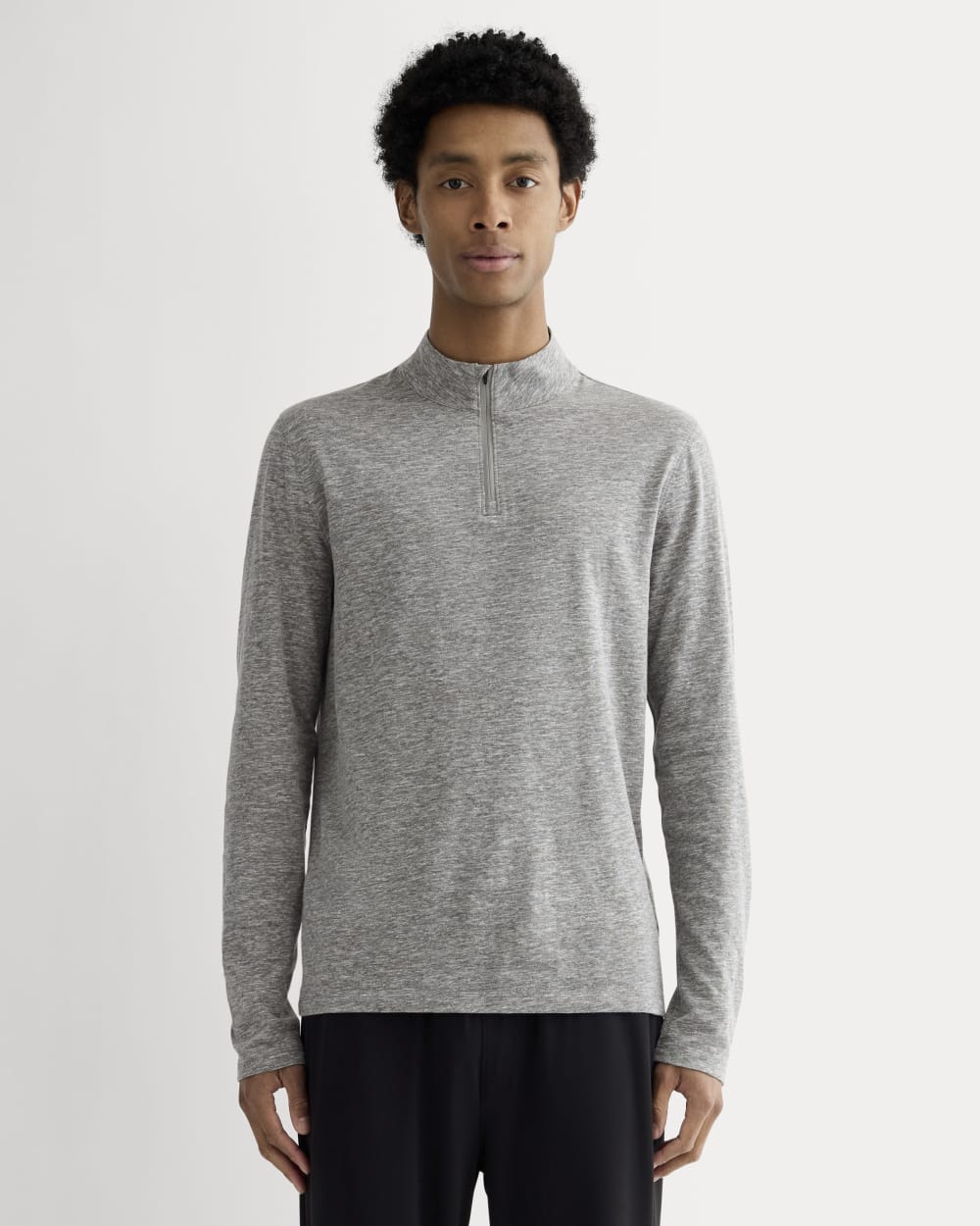 The Rec Quarter-Zip |  Heathered Grey