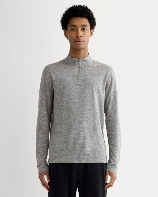 The Rec Quarter-Zip |  Heathered Grey