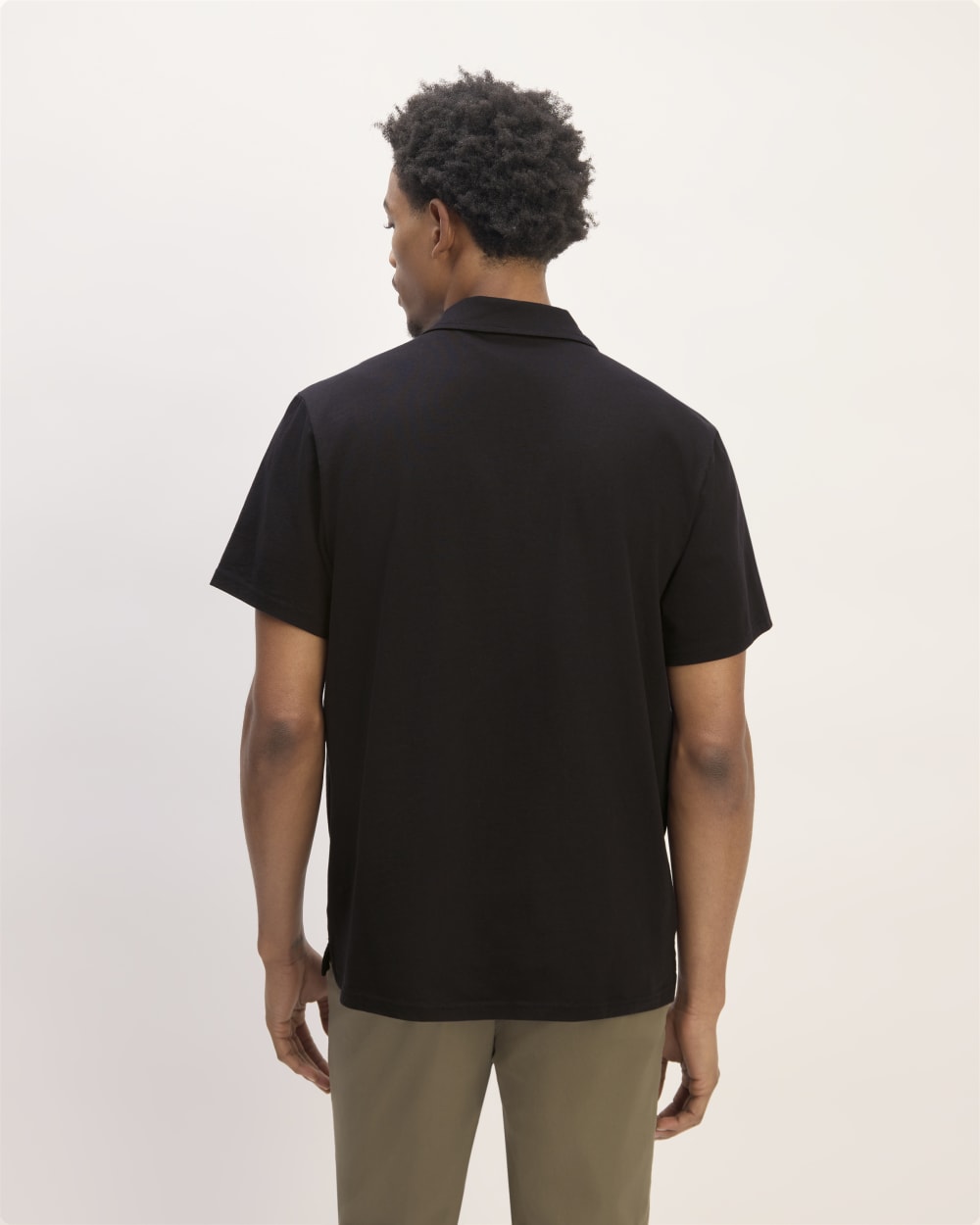 The Premium Weight Short-Sleeve Polo | Black