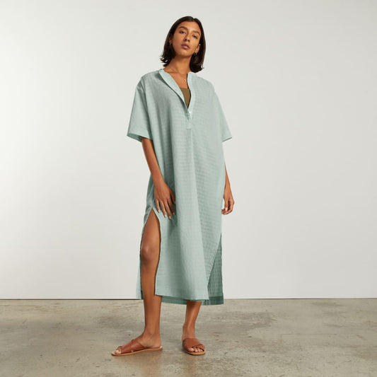 The Caftan Dress | White Sage