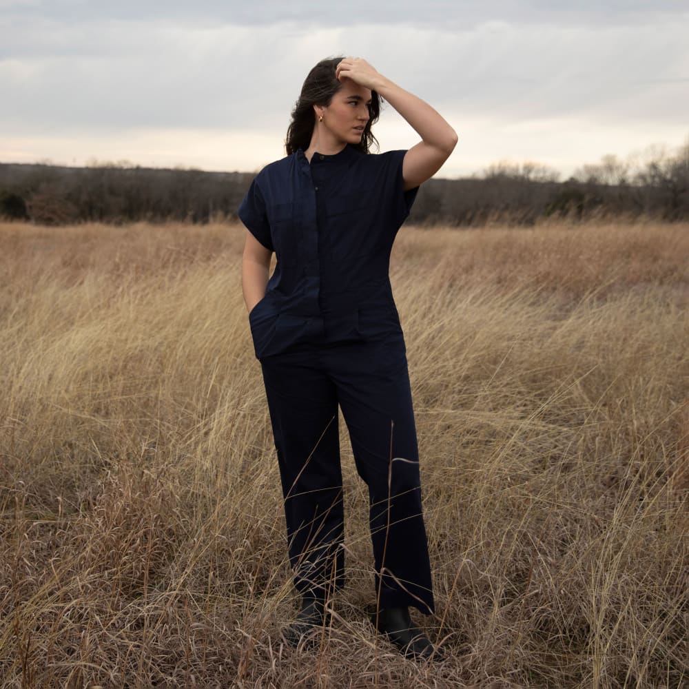 The Easy Workwear Jumpsuit | Navy
