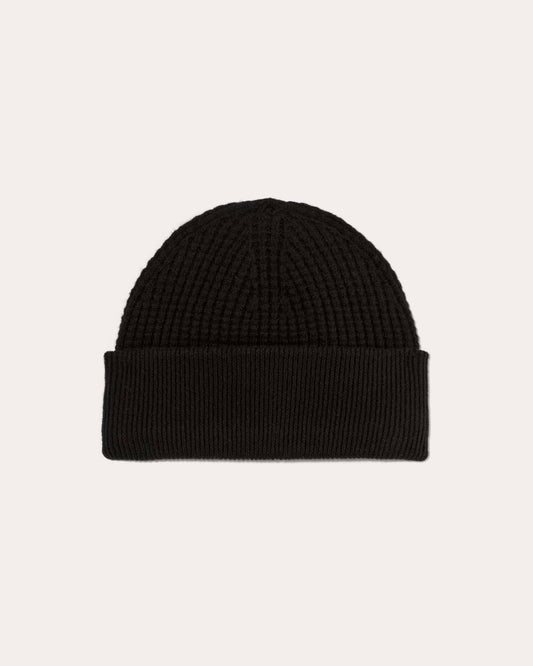 The Waffle Beanie | Black