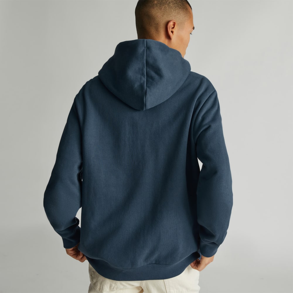 The Organic Track Full Zip | Kingfisher Blue