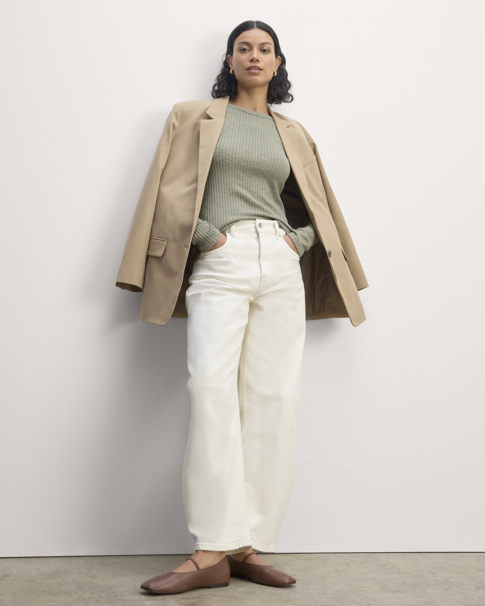 The Cozy Rib Long-Sleeve Tee | Sage Green