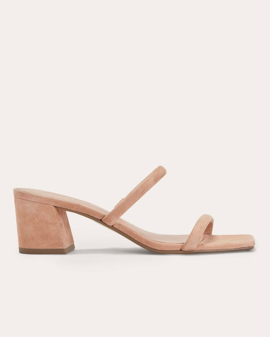 The Double Strap Heel | Blush Tan