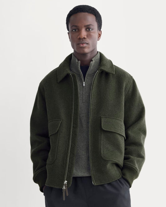 ReWool Flight Jacket | Heather Beech