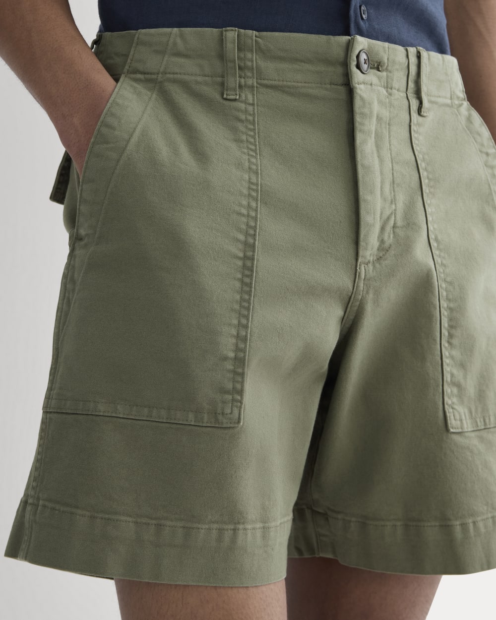 The Canvas Relaxed Short | Lichen Green