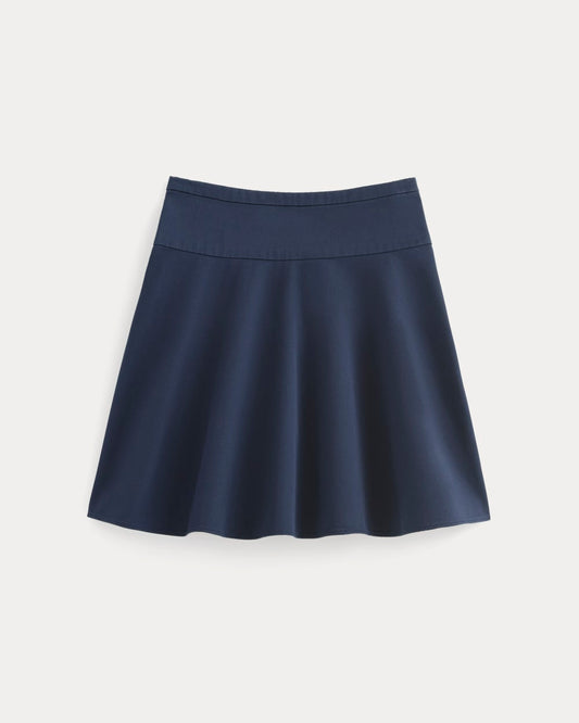 The Circle Mini Skirt | Navy