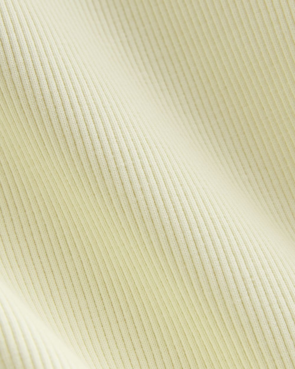 The ’90s Rib Tee | Light Yellow