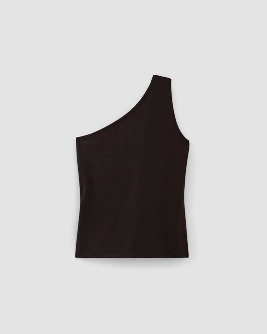 The Form One-Shoulder Tank | Black
