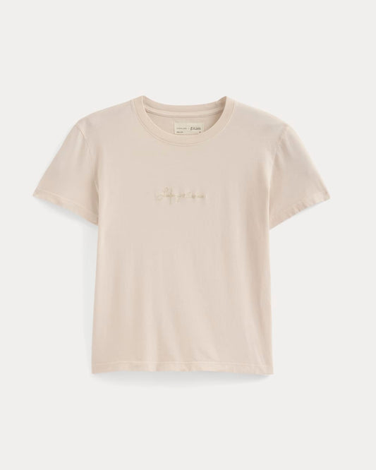Everlane x The Laufey Foundation Box-Cut Tee | Pale Peony