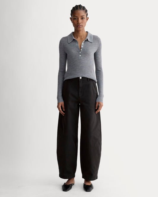 The Utility Curve Pant | Black
