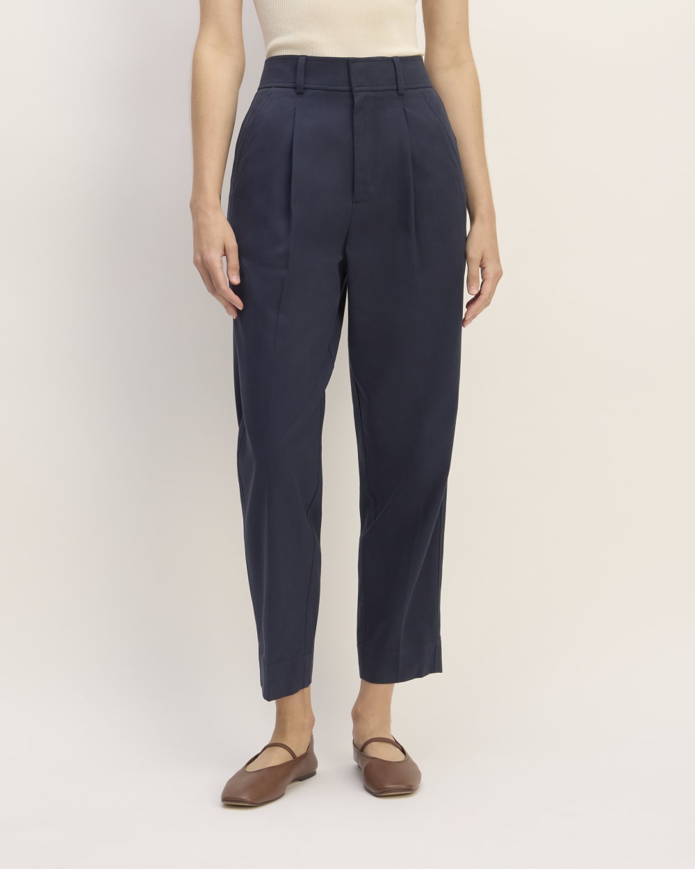 The Draper Tapered Pant in Buttersmooth | Navy