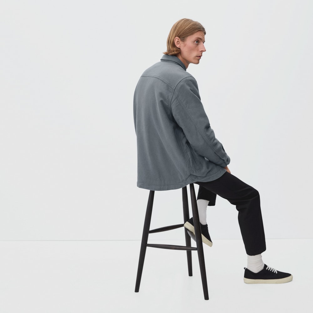 The ReNew Fleece-Lined Heavyweight Overshirt | Slate