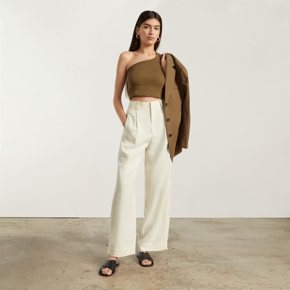 The Linen Way-High® Drape Pant  | Canvas