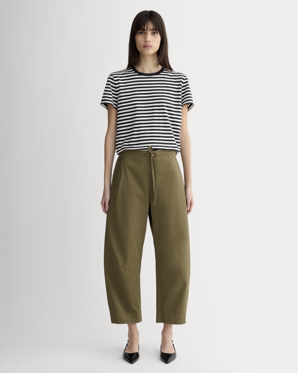 The Easy Barrel Pant | Olive