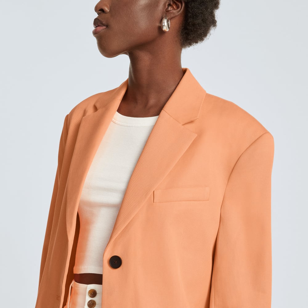 The ’80s Blazer | Orange Chiffon