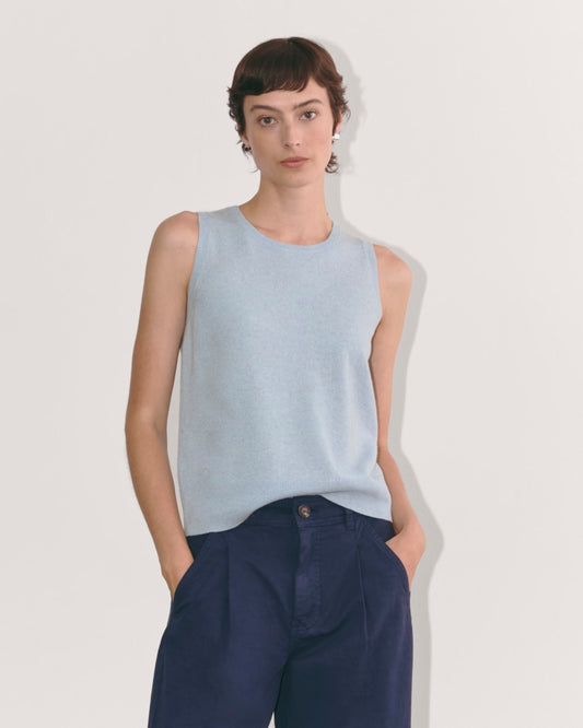 The Classic Tank in Cashmere | Sky Blue