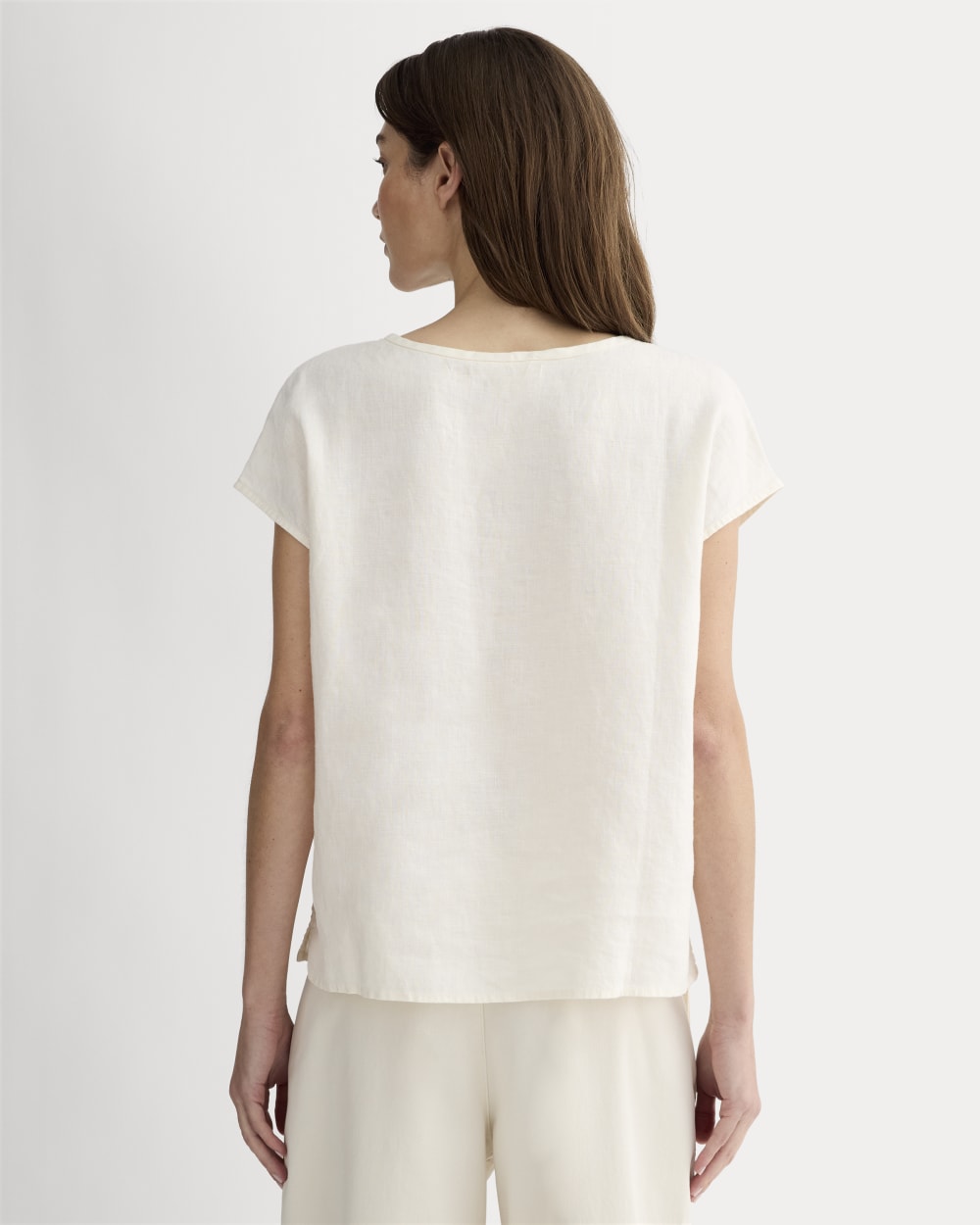 The Muscle Top in Linen | Bone