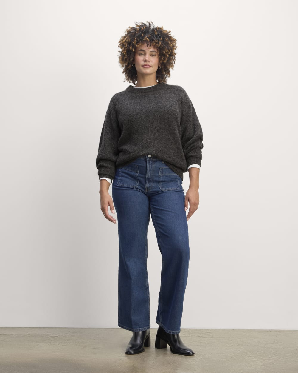 The Cocoon Crew in Alpaca | Dark Charcoal