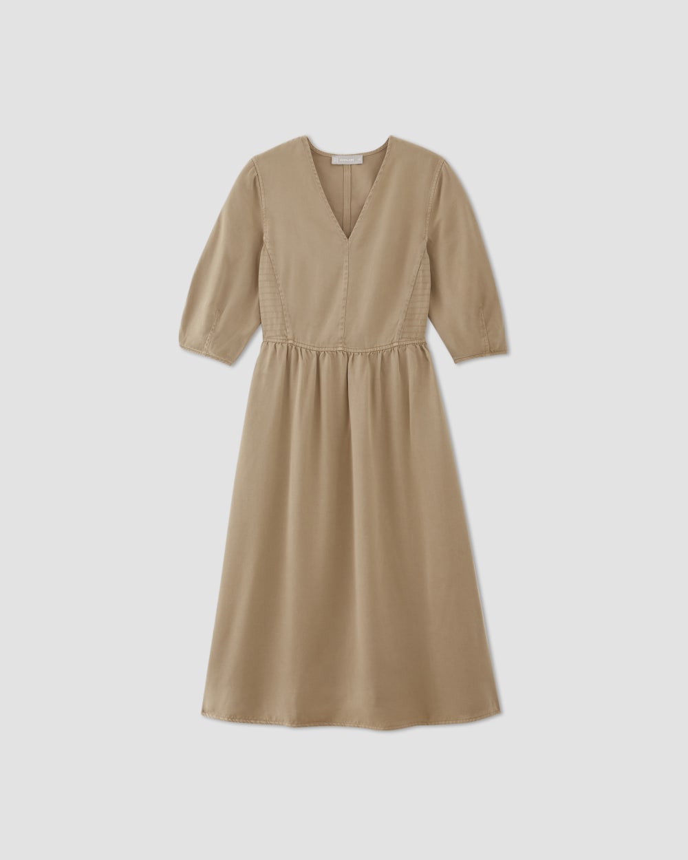 The TENCEL™ Puff-Sleeve Dress | Cornstalk