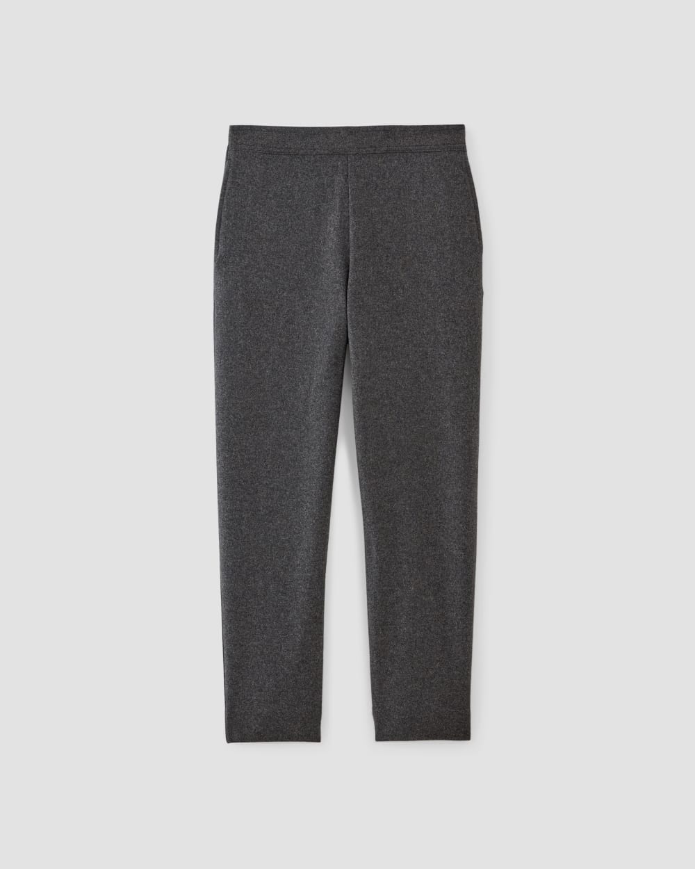 The Wool Flannel Pull-On Pant | Heather Charcoal