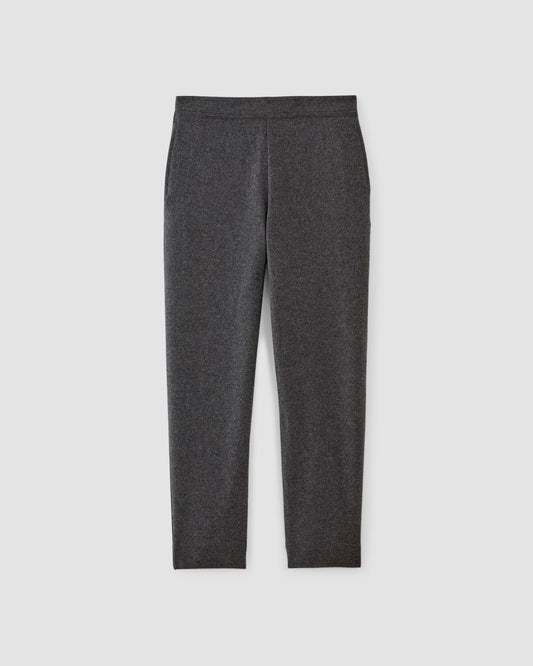 The Wool Flannel Pull-On Pant | Heather Charcoal
