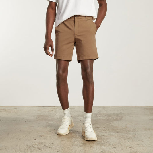 The 7” Slim-Fit Performance Chino Short | Toasted Coconut
