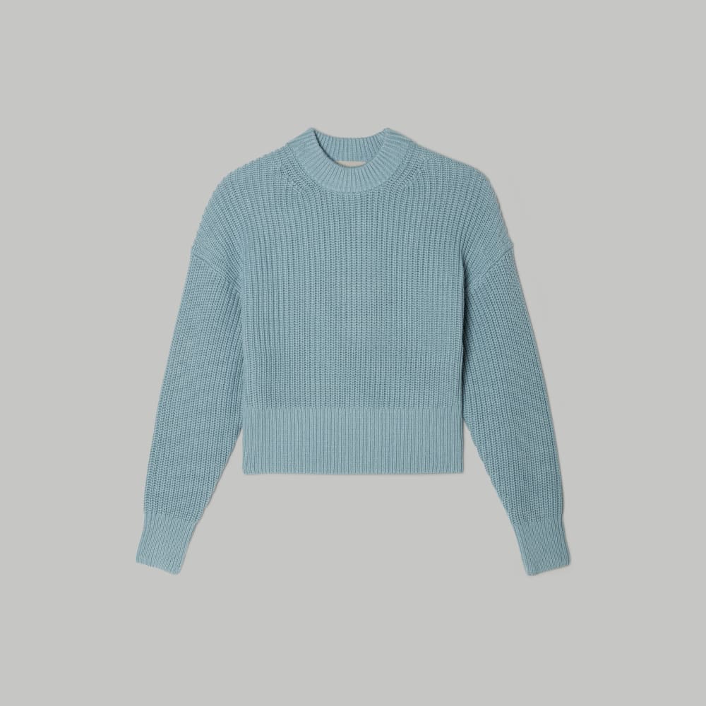 The Texture Cotton Crew | Blue Shadow