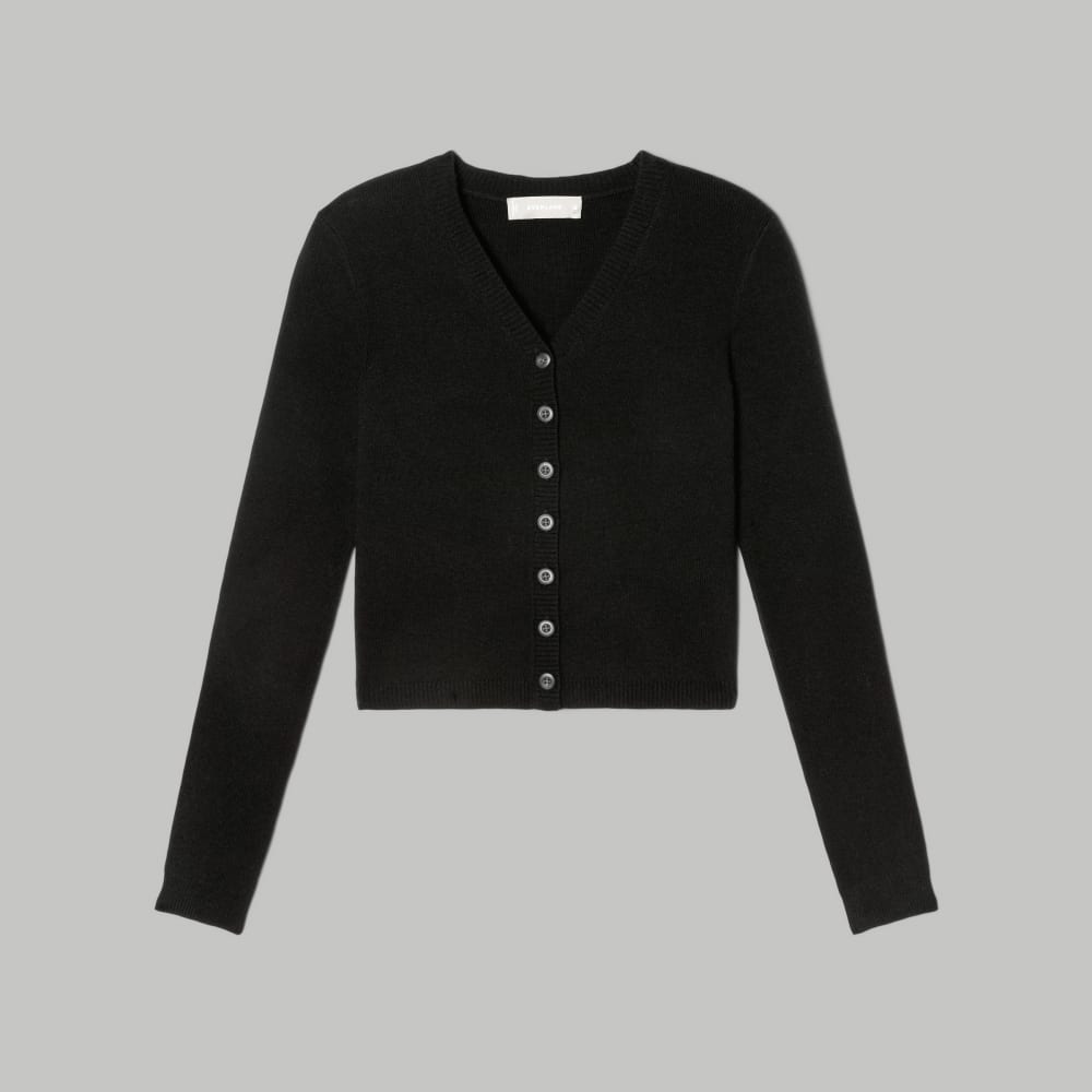 The Luxe Merino Cardigan | Black