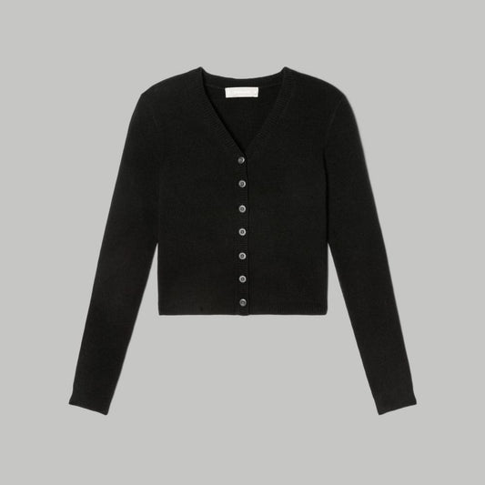 The Luxe Merino Cardigan | Black