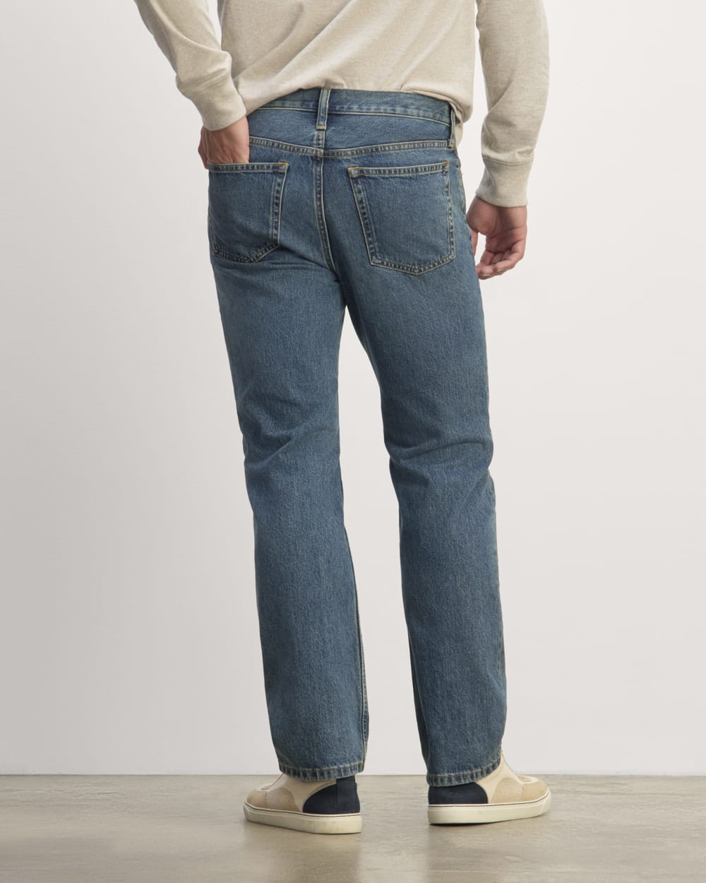 The Authentic Straight Jean | Whisper Blue