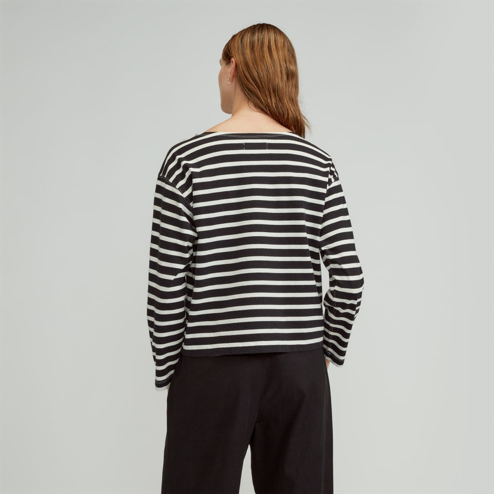 The Mariner Tee | Black / Canvas Tan