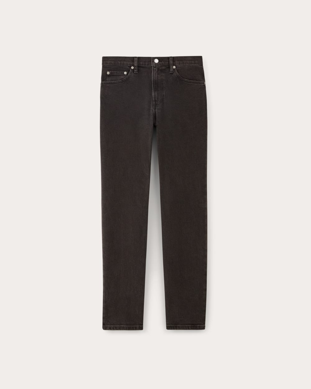 The Organic Cotton Straight-Leg Jean | Washed Black