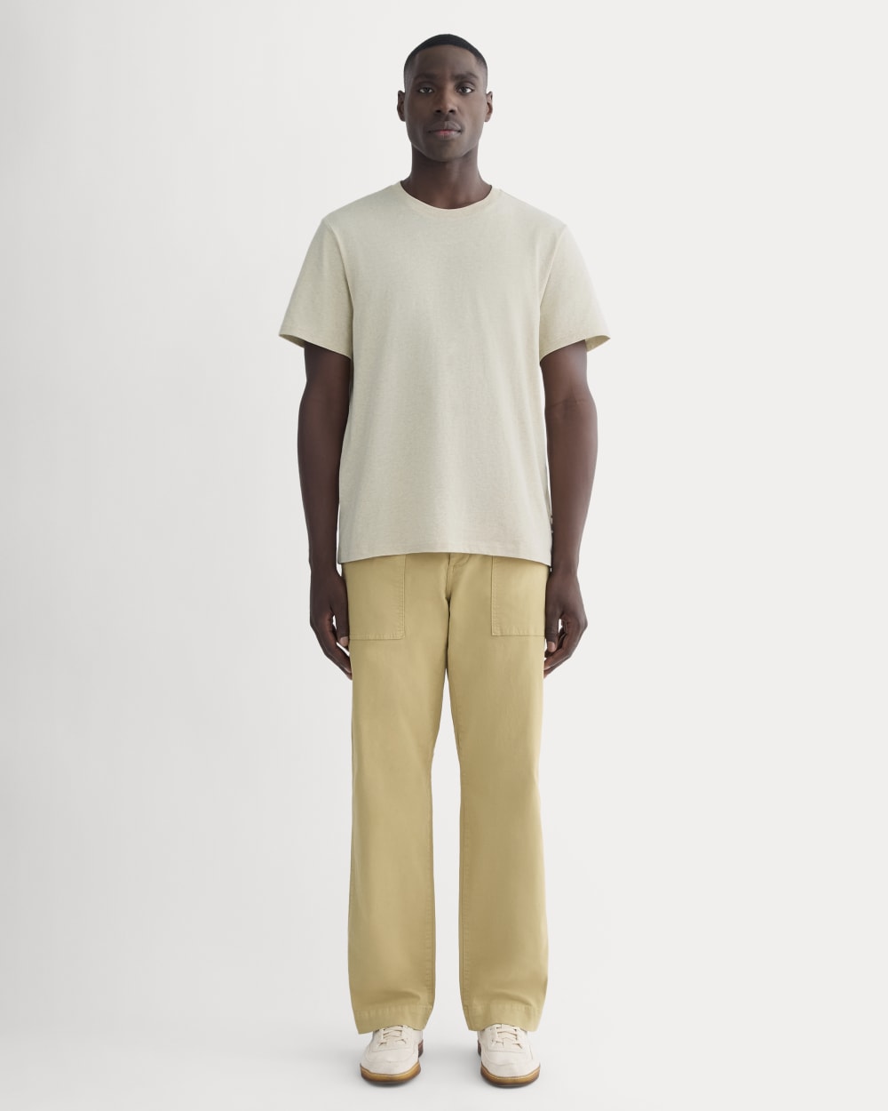 The Premium-Weight Crew | Uniform | Heathered Cashew