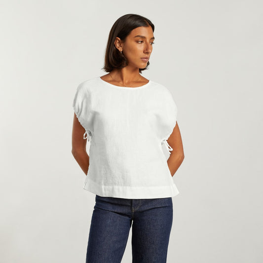 The Drawstring Tunic | White