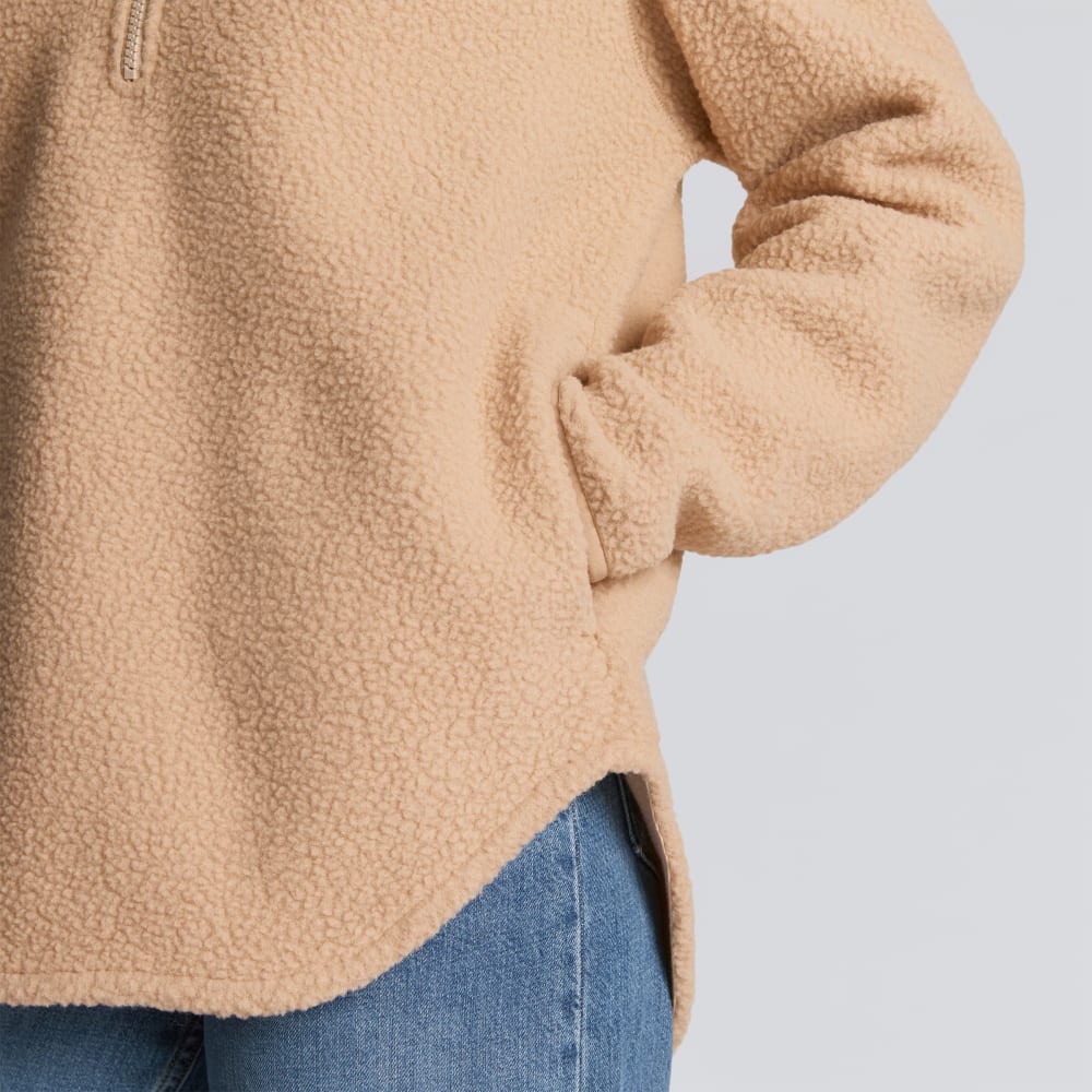 The ReNew Fleece Half-Zip | Tan