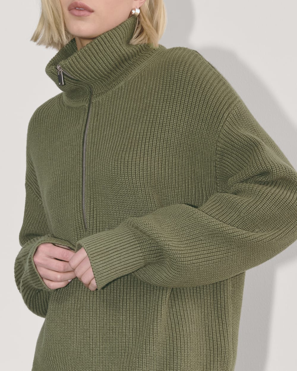 The Half-Zip in Everyday Cotton | Kalamata