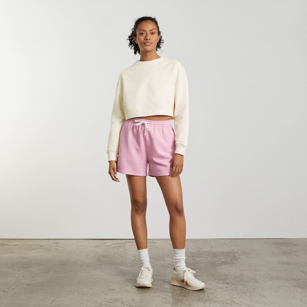 The Organic Cotton Cropped Crew | Canvas