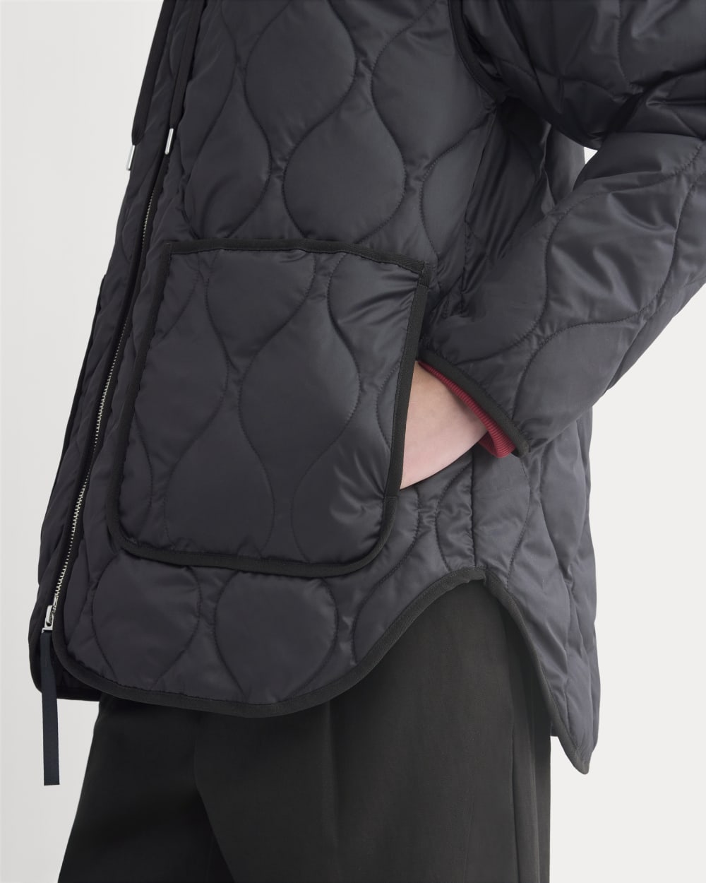ReNew Quilted Hooded Liner | Black