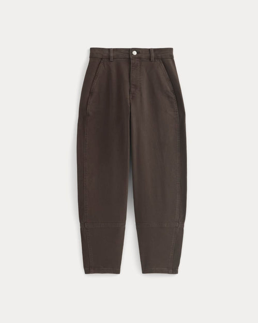 The Utility Barrel Pant | Dark Chocolate | Regular
