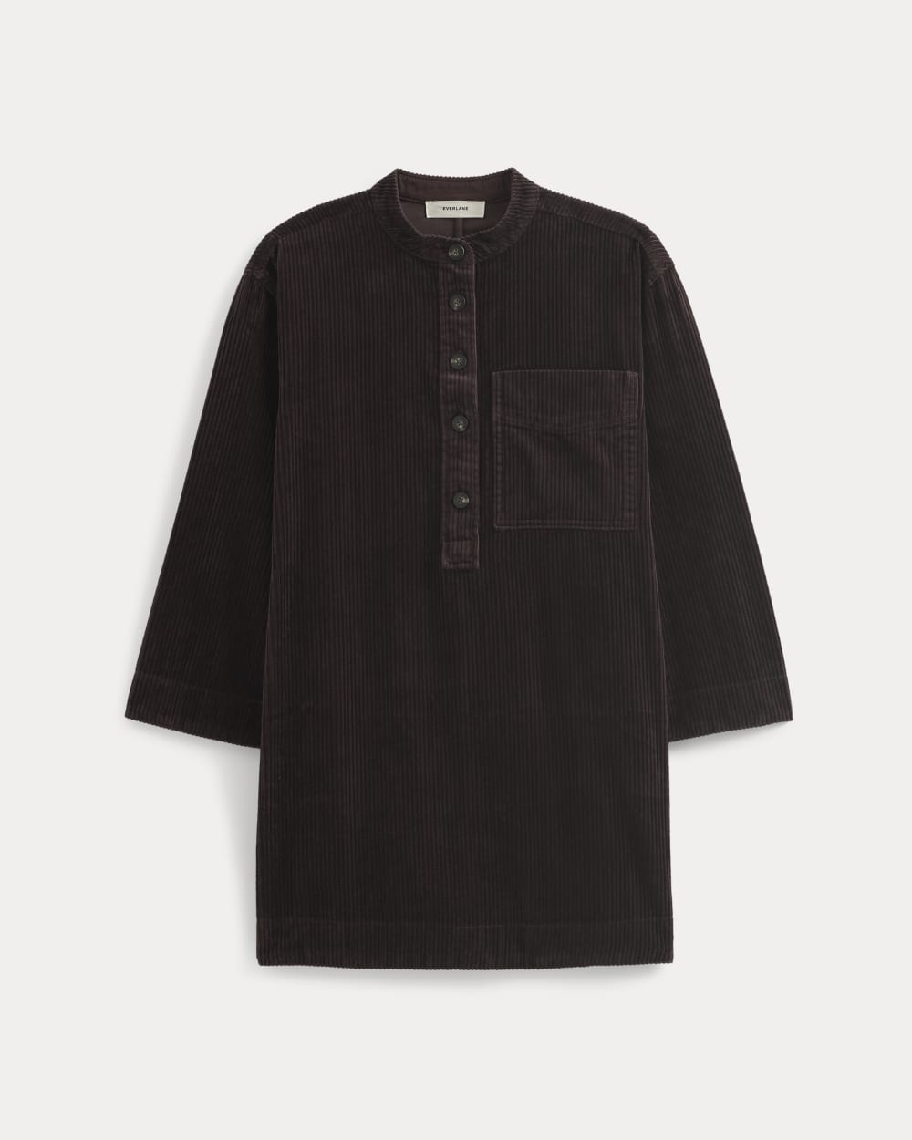 The Corduroy Mini Dress | Dark Chocolate