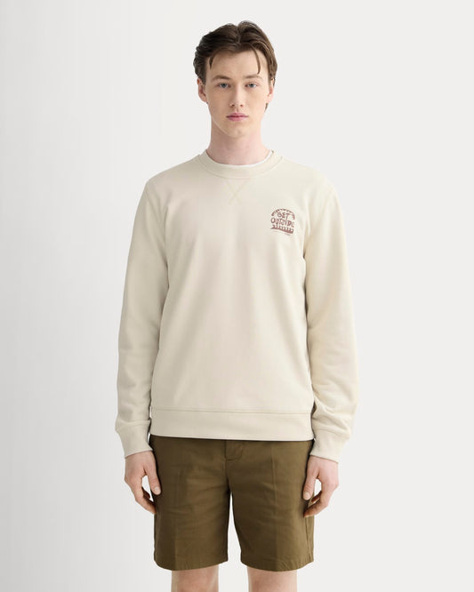 The Everlane x Parks Project French Terry Crew | Natural / Brown