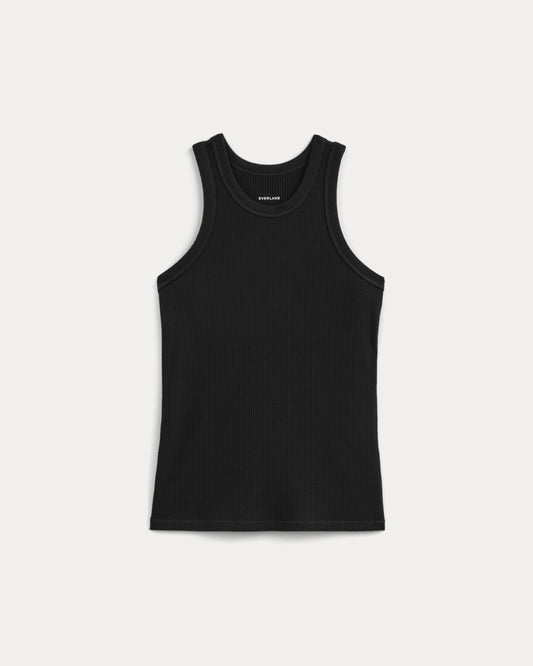The Shimmy Cutaway Tank | Black