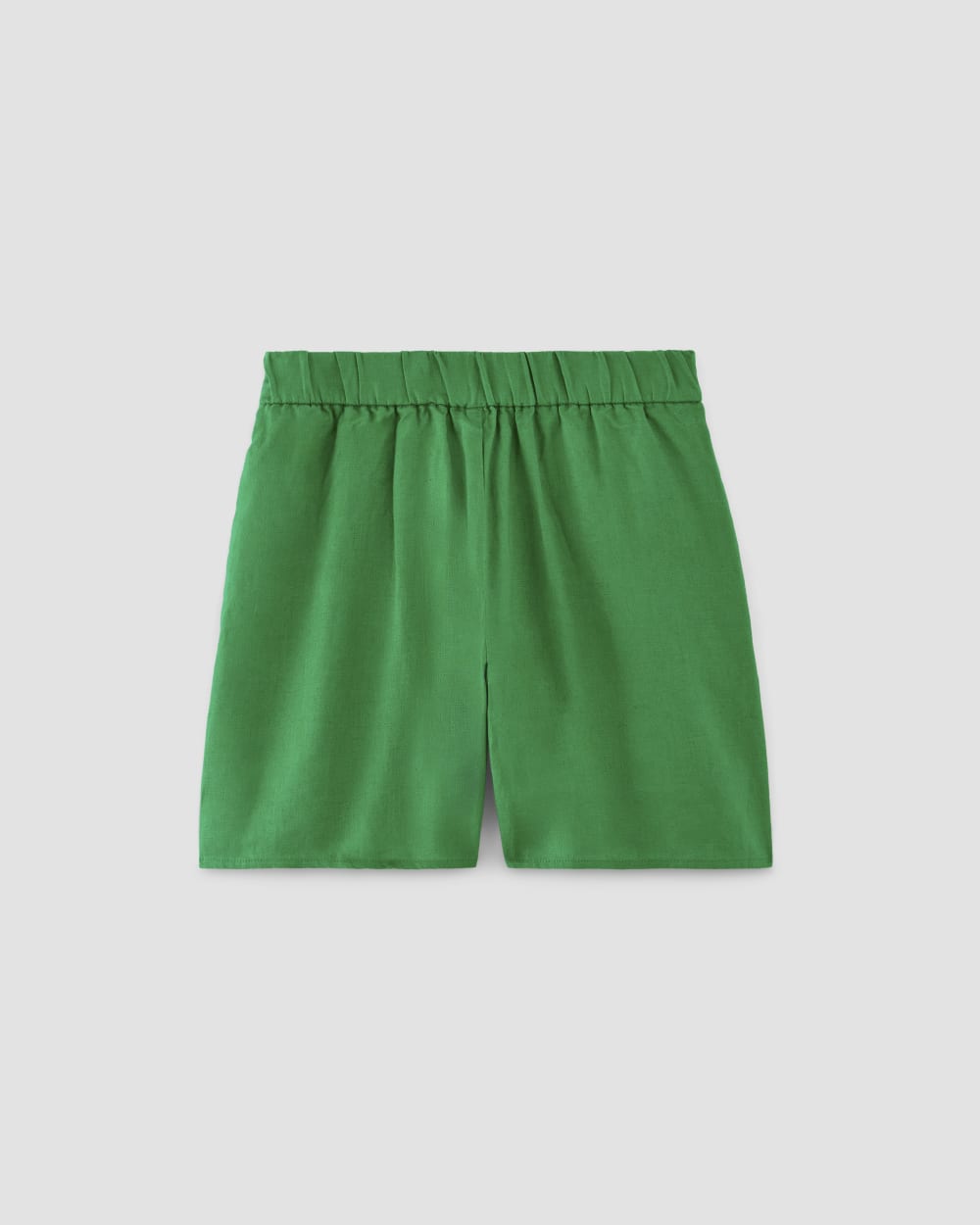 The Linen Easy Short | Grass Green