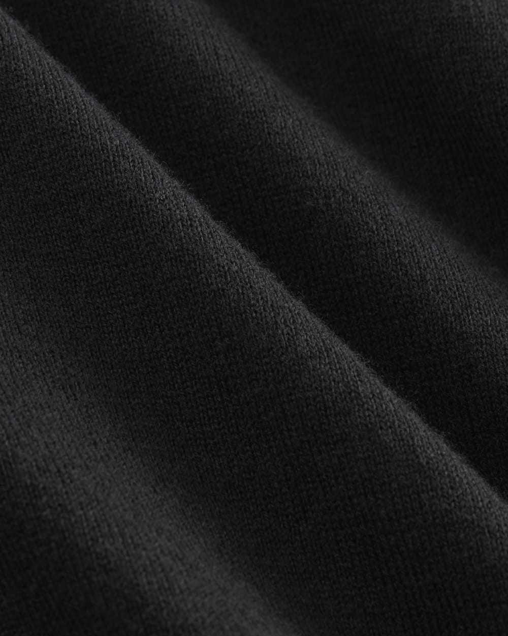 The Cropped Cardigan in Cotton Cashmere | Black