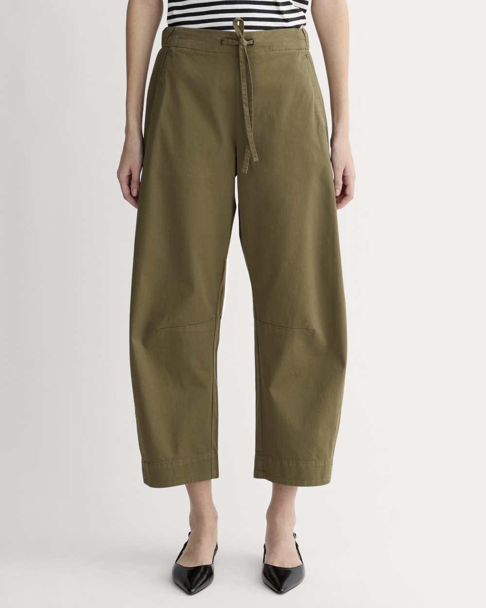 The Easy Barrel Pant | Olive