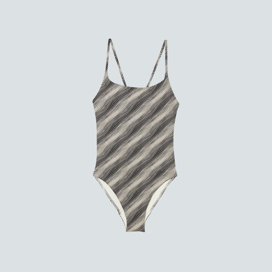 The String One-Piece |  Black / Canvas